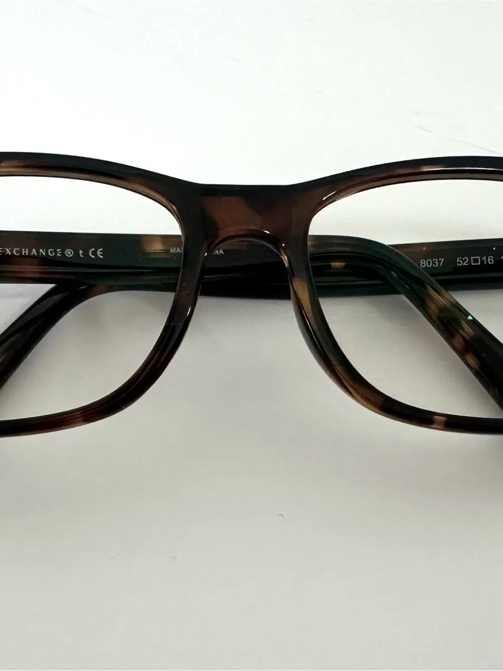 NEW Armani Exchange AX3006 8037 Tortoise Eyeglasses Frames 52-16-135 with Case 👓